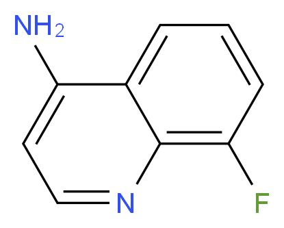 8-fluoroquinolin-4-amine_分子结构_CAS_)