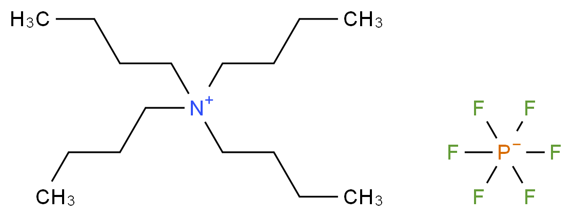 Tetrabutylammonium hexafluorophosphate 98%_分子结构_CAS_3109-63-5)