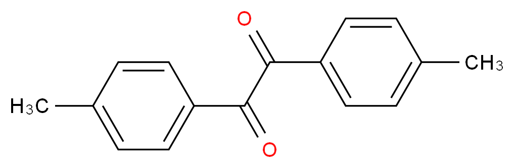 bis(4-methylphenyl)ethane-1,2-dione_分子结构_CAS_3457-48-5