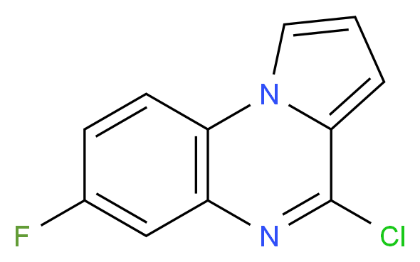 4-Chloro-7-fluoropyrrolo[1,2-a]quinoxaline_分子结构_CAS_136773-69-8)