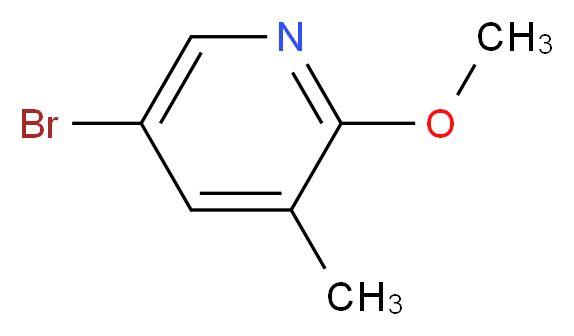 5-bromo-2-methoxy-3-methylpyridine_分子结构_CAS_760207-87-2