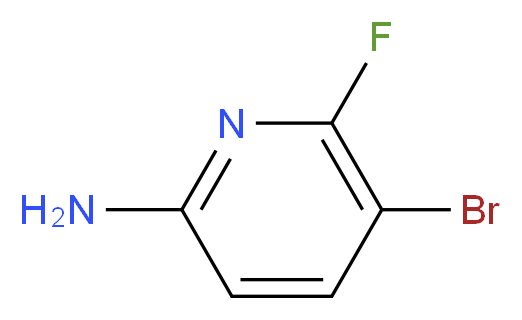 5-bromo-6-fluoropyridin-2-amine_分子结构_CAS_944401-65-4)