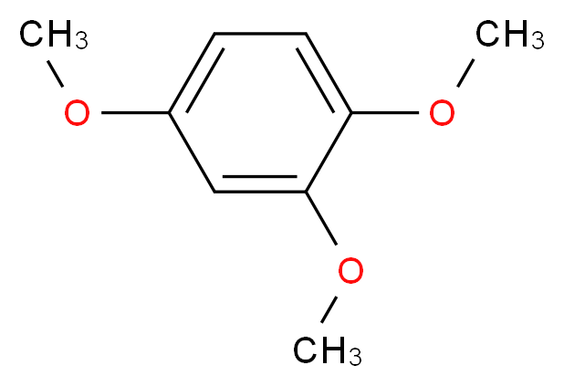 1,2,4-trimethoxybenzene_分子结构_CAS_135-77-3