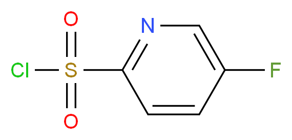 5-fluoropyridine-2-sulfonyl chloride_分子结构_CAS_1060802-47-2)