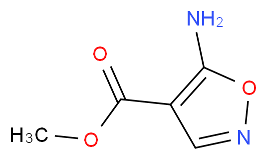 methyl 5-amino-1,2-oxazole-4-carboxylate_分子结构_CAS_145798-74-9