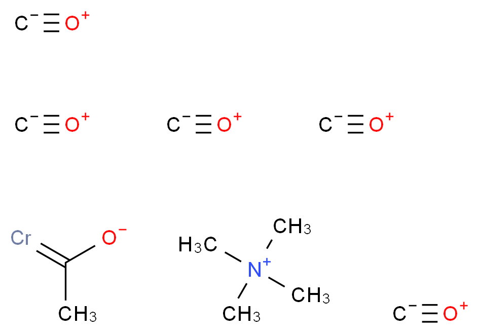 四甲基铵(1-羟基亚乙基)五羰基铬_分子结构_CAS_15975-93-6)