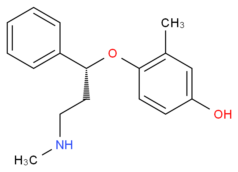4'-Hydroxy Atomoxetine_分子结构_CAS_435293-66-6)
