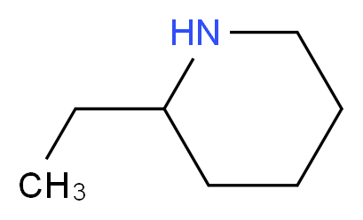 2-Ethylpiperidine_分子结构_CAS_1484-80-6)