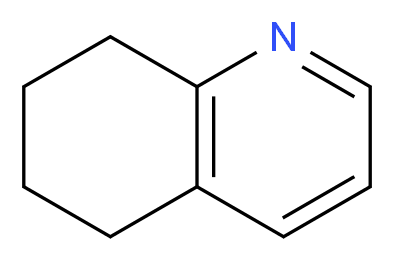 5,6,7,8-Tetrahydroquinoline_分子结构_CAS_)