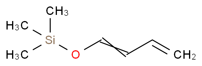 1-三甲基硅氧基-1,3-丁二烯_分子结构_CAS_6651-43-0)