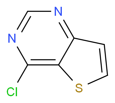 4-Chlorothieno[3,2-d]pyrimidine_分子结构_CAS_16269-66-2)