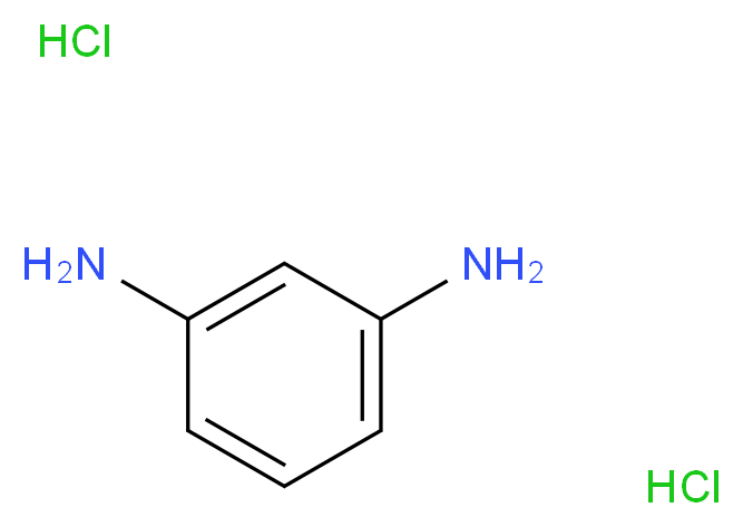 间苯二胺 二盐酸盐_分子结构_CAS_541-69-5)