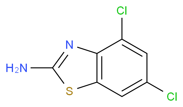 4,6-Dichloro-benzothiazol-2-ylamine_分子结构_CAS_16582-59-5)