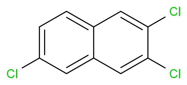 2,3,6-trichloronaphthalene_分子结构_CAS_55720-40-6