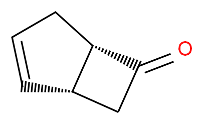 (1R,5S)-(+)-顺式-双环[3.2.0]庚-2-烯-6-酮_分子结构_CAS_71155-05-0)