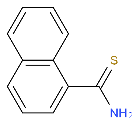 naphthalene-1-carbothioamide_分子结构_CAS_)