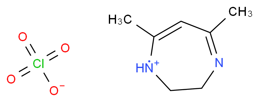 2,7-DIMETHYL-3,6-DIAZACYCLO-HEPTA-1,6-DIENE PERCHLORATE_分子结构_CAS_38772-18-8)