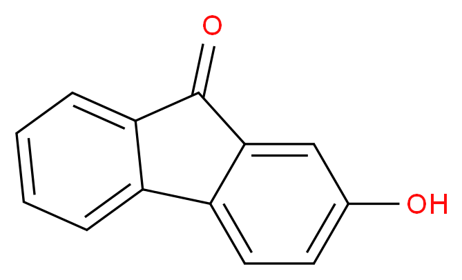2-hydroxy-9H-fluoren-9-one_分子结构_CAS_6949-73-1