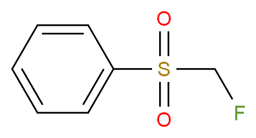 fluoromethanesulfonylbenzene_分子结构_CAS_20808-12-2