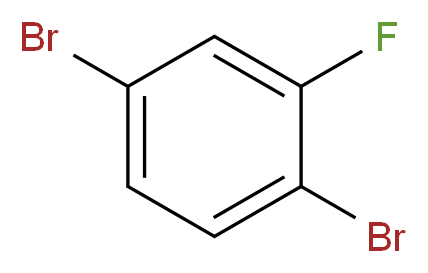 2,5-Dibromofluorobenzene 98%_分子结构_CAS_1435-52-5)