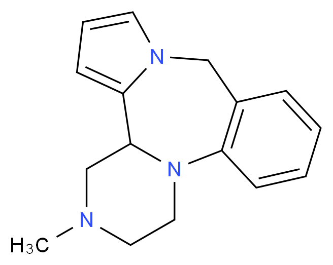 17-methyl-6,14,17-triazatetracyclo[12.4.0.0<sup>2</sup>,<sup>6</sup>.0<sup>8</sup>,<sup>1</sup><sup>3</sup>]octadeca-2,4,8(13),9,11-pentaene_分子结构_CAS_71576-41-5