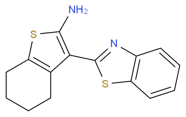 3-Benzothiazol-2-yl-4,5,6,7-tetrahydro-benzo[b]thiophen-2-ylamine_分子结构_CAS_143361-87-9)