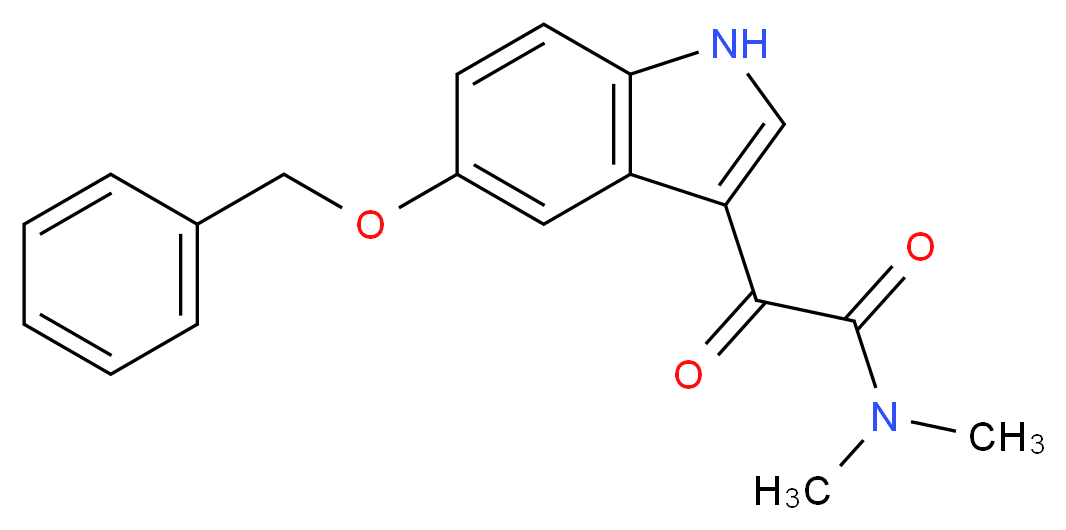 5-BENZYLOXY-N,N-DIMETHYL-3-INDOLE-GLYOXYLAMIDE_分子结构_CAS_66521-34-4)