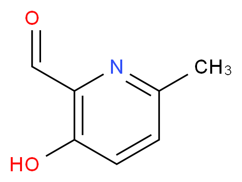 3-hydroxy-6-methyl-2-pyridinecarbaldehyde_分子结构_CAS_66497-42-5)