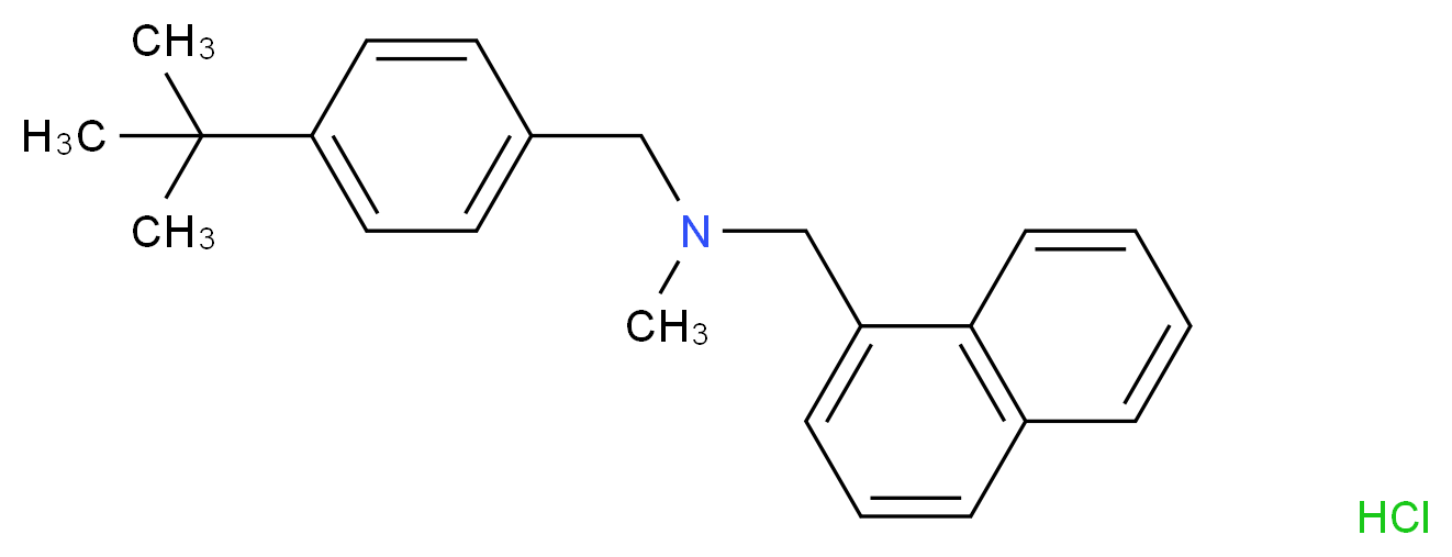 Butenafine HCl_分子结构_CAS_101827-46-7)