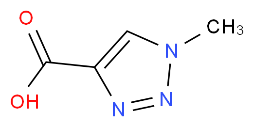 1-methyl-1H-1,2,3-triazole-4-carboxylic acid_分子结构_CAS_16681-71-3)