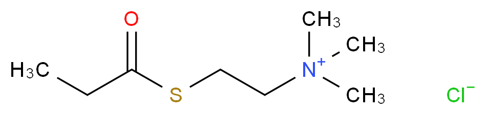 Propionylthiocholine chloride_分子结构_CAS_70496-34-3)