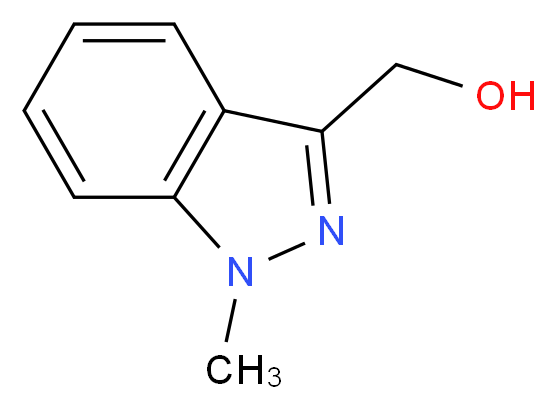 (1-methyl-1H-indazol-3-yl)methanol_分子结构_CAS_1578-96-7