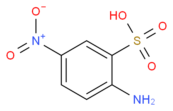 2-amino-5-nitrobenzene-1-sulfonic acid_分子结构_CAS_96-75-3