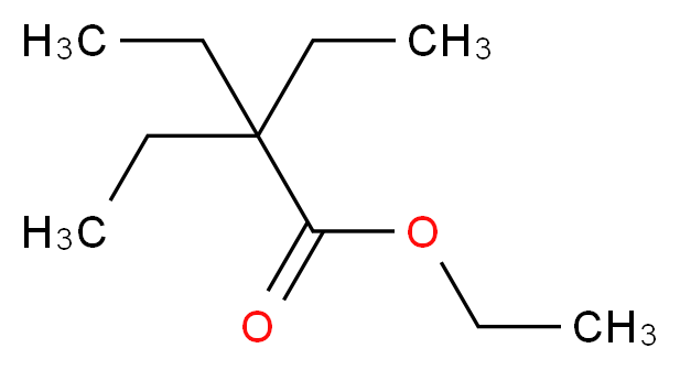 2,2-二乙基丁酸乙酯_分子结构_CAS_34666-17-6)