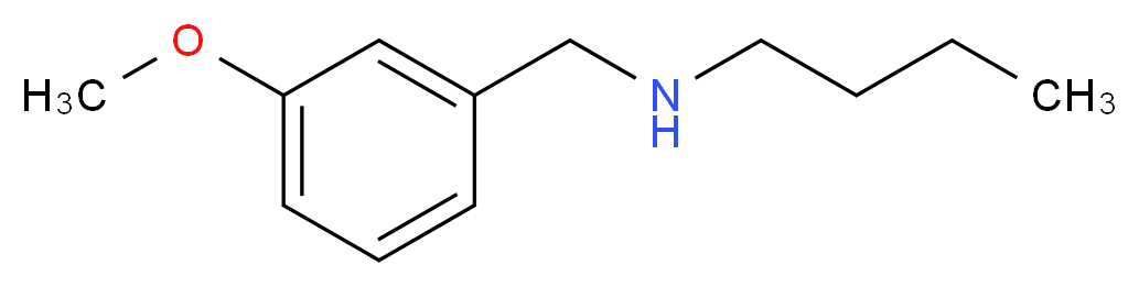 butyl[(3-methoxyphenyl)methyl]amine_分子结构_CAS_60509-46-8