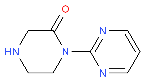 1-PYRIMIDIN-2-YL-PIPERAZIN-2-ONE_分子结构_CAS_59637-59-1)