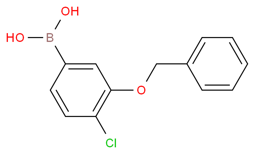 3-BENZYLOXY-4-CHLOROPHENYLBORONIC ACID_分子结构_CAS_1007170-24-2)