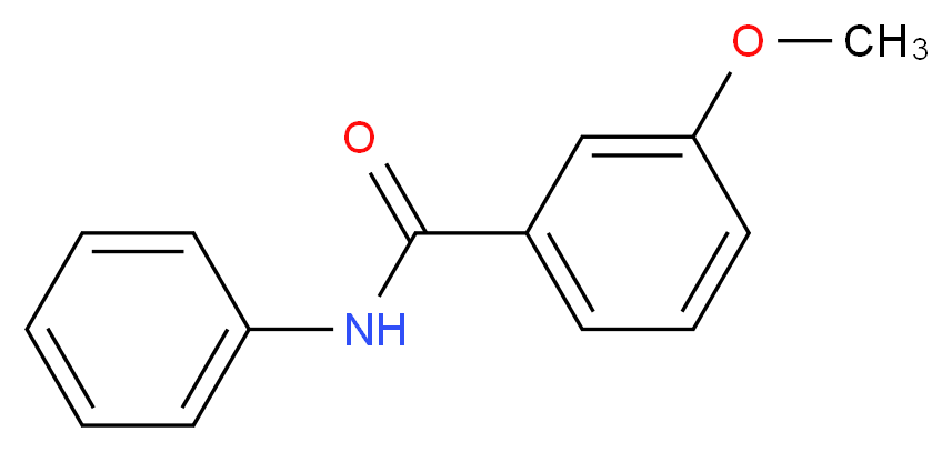 3-methoxy-N-phenylbenzamide_分子结构_CAS_6833-23-4