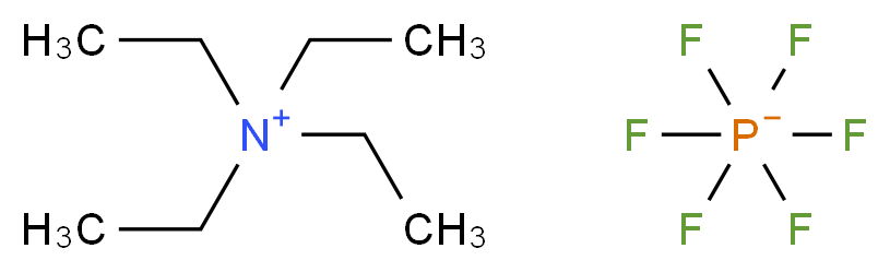 hexafluoro-λ<sup>5</sup>-phosphanuide; tetraethylazanium_分子结构_CAS_429-07-2