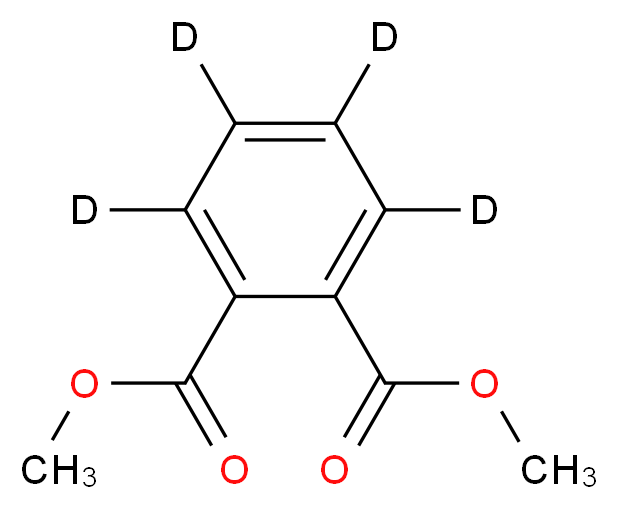 1,2-dimethyl (<sup>2</sup>H<sub>4</sub>)benzene-1,2-dicarboxylate_分子结构_CAS_93951-89-4