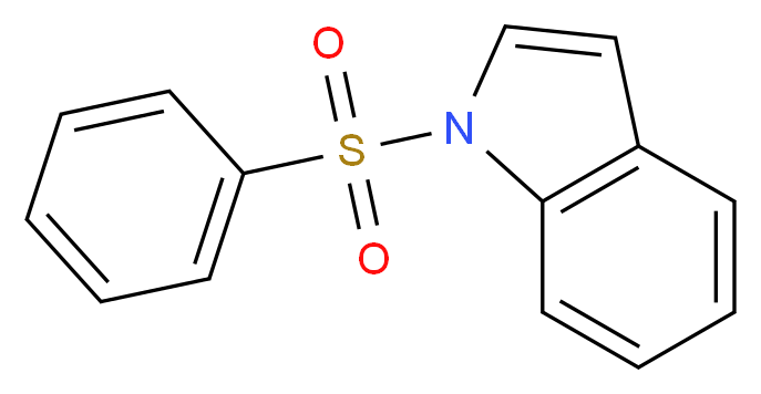 1-(苯基磺酰基)吲哚_分子结构_CAS_40899-71-6)