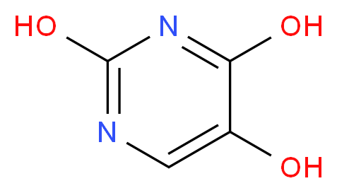 pyrimidine-2,4,5-triol_分子结构_CAS_20636-41-3