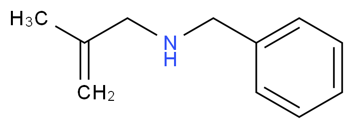 N-benzyl-2-methyl-2-propen-1-amine_分子结构_CAS_52853-55-1)