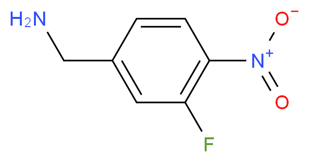 (3-FLUORO-4-NITROPHENYL)METHANAMINE_分子结构_CAS_160538-52-3)