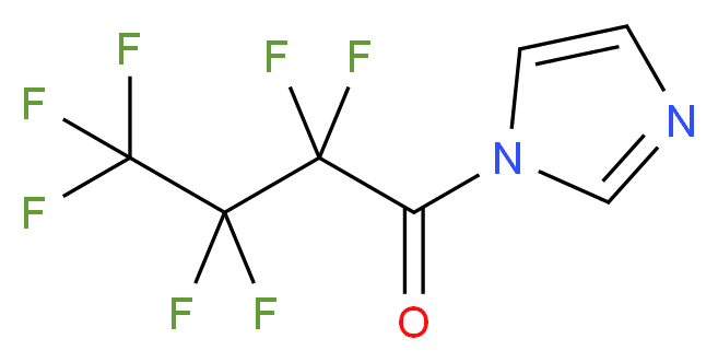 1-(Perfluorobutanoyl)-1H-imidazole 97%_分子结构_CAS_32477-35-3)