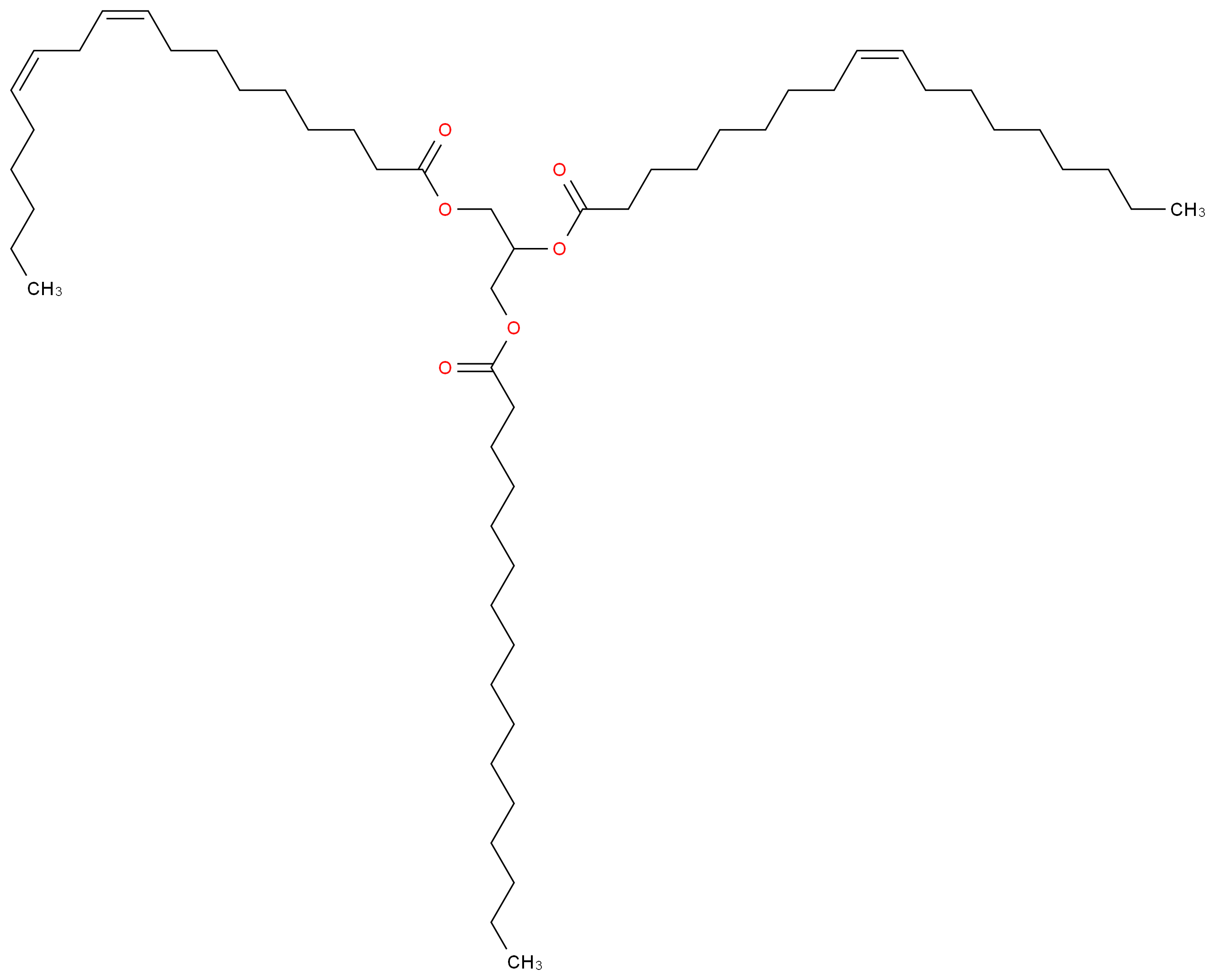 1-Palmitoyl-2-oleoyl-3-linoleoyl-rac-glycerol_分子结构_CAS_1587-93-5)