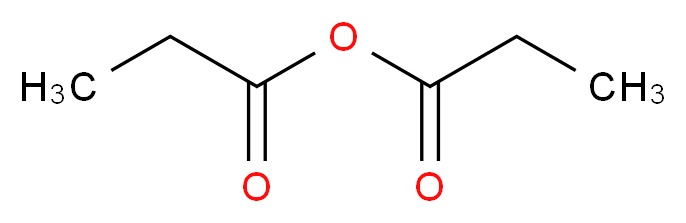 PROPIONIC ANHYDRIDE, PRACT_分子结构_CAS_123-62-6)