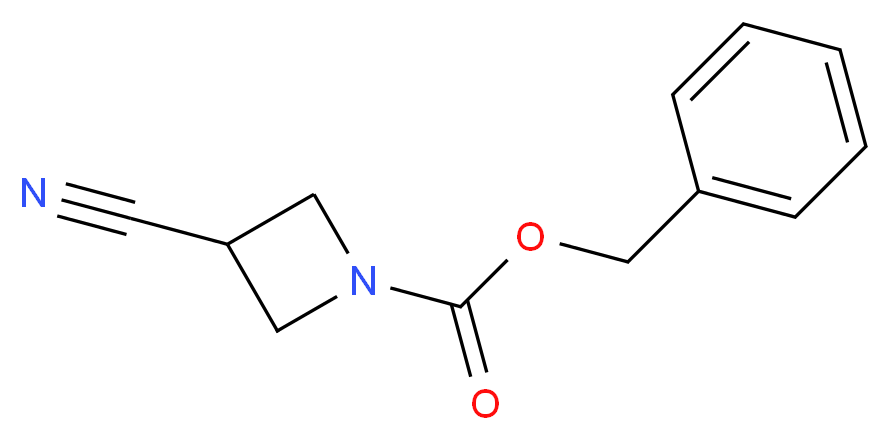 benzyl 3-cyanoazetidine-1-carboxylate_分子结构_CAS_288851-42-3