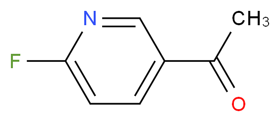 1-(6-fluoropyridin-3-yl)ethan-1-one_分子结构_CAS_84331-14-6