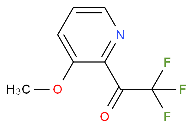 2,2,2-trifluoro-1-(3-methoxypyridin-2-yl)ethan-1-one_分子结构_CAS_1060801-73-1